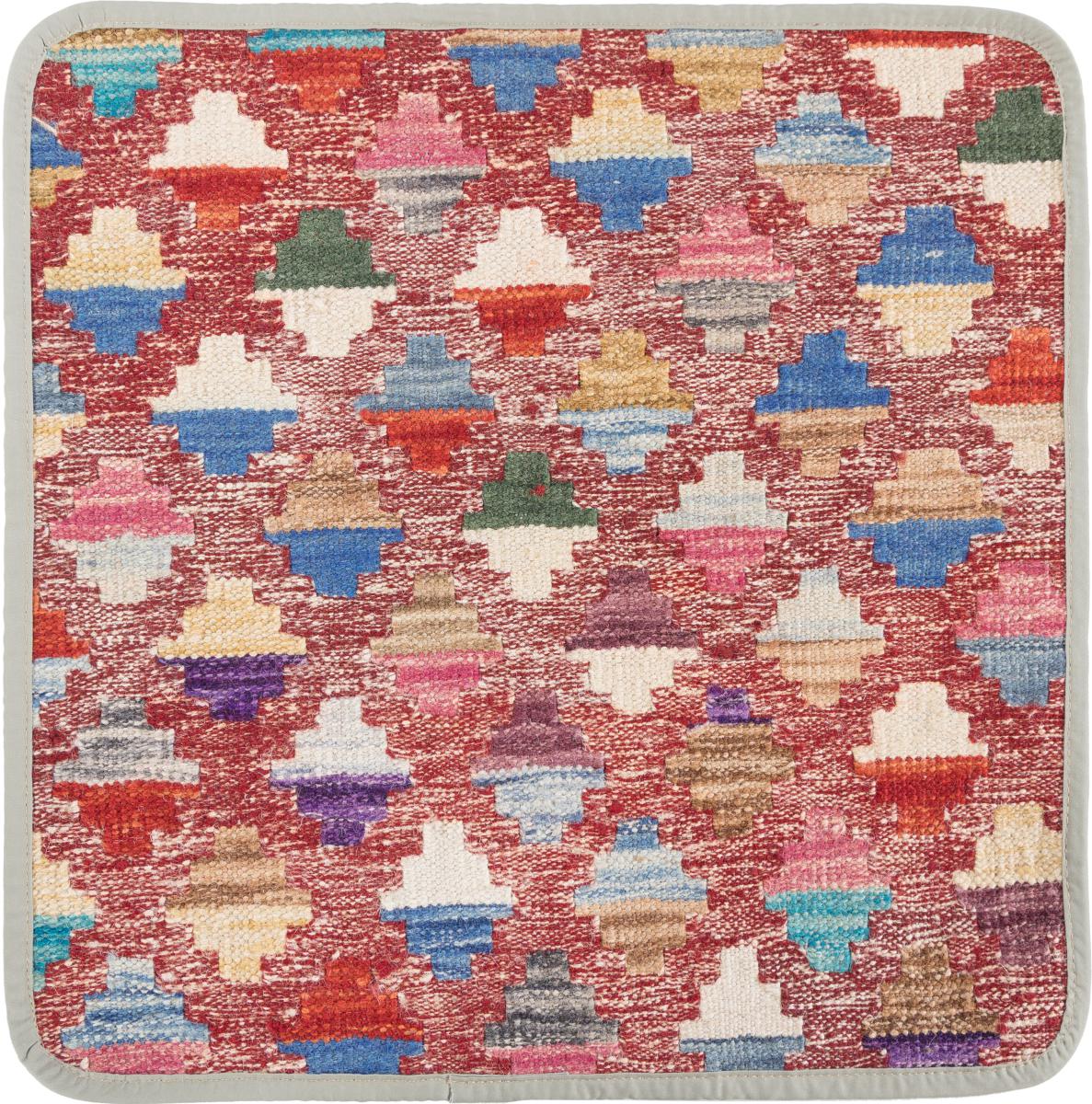 Tappeto Afgano Kilim Afghan Copricuscino 45x45 45x45, Tappeto persiano Annodato a mano