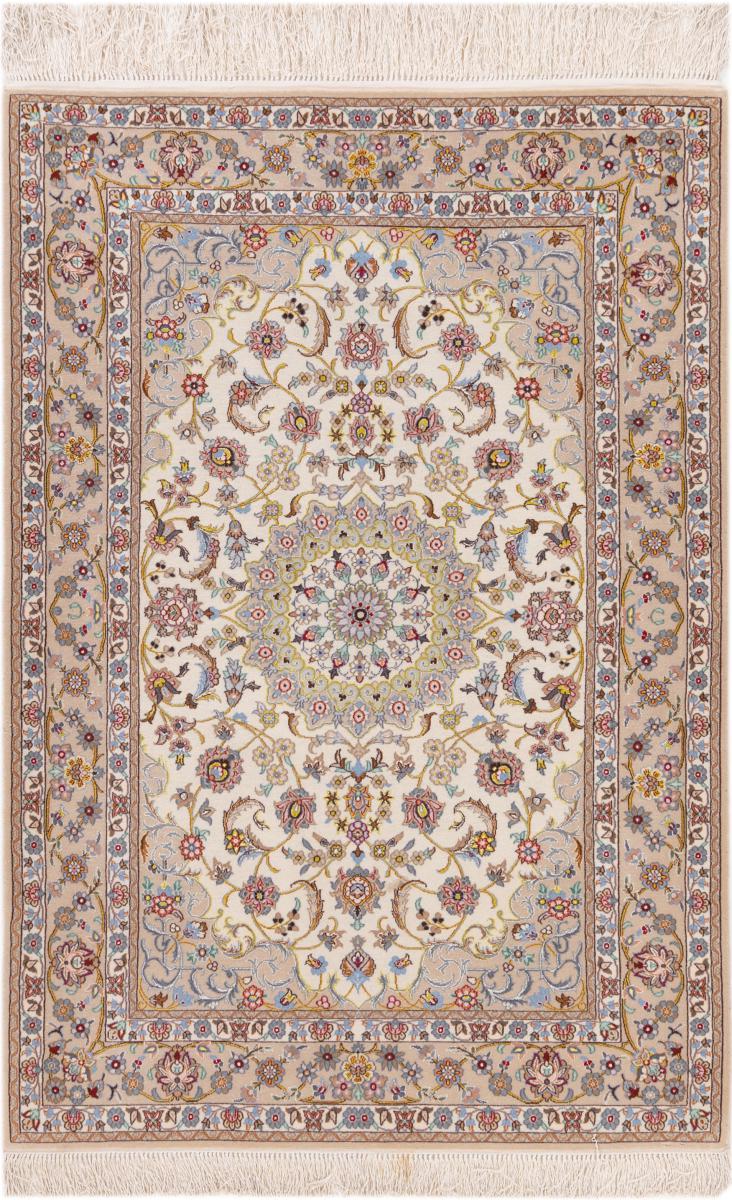 Persisk tæppe Isfahan Silkenkette 163x108 163x108, Persisk tæppe Knyttet i hånden