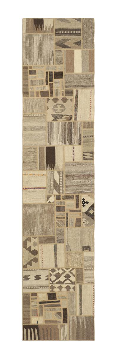 Perzisch tapijt Kilim Patchwork 401x81 401x81, Perzisch tapijt Handgeweven