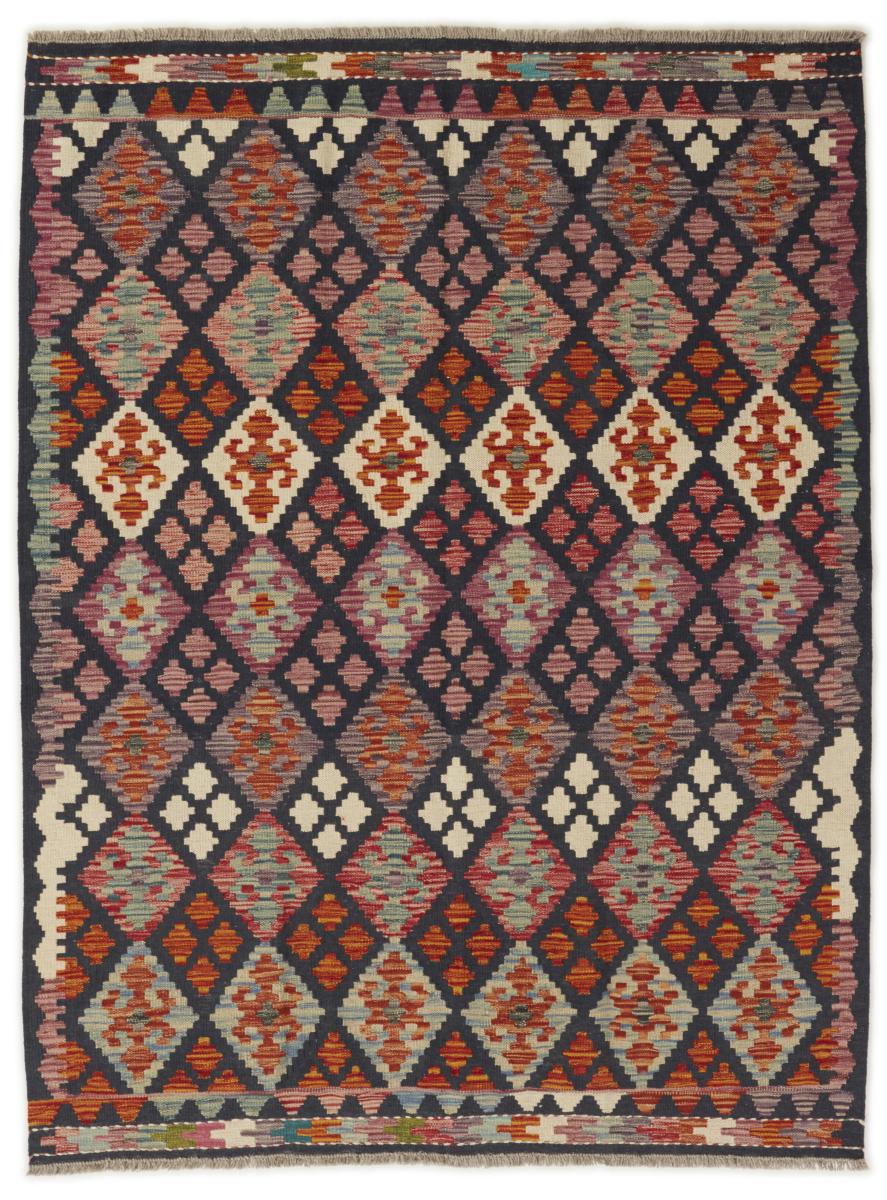 Alfombra afgana Kilim Afghan 183x142 183x142, Alfombra persa Tejido a mano