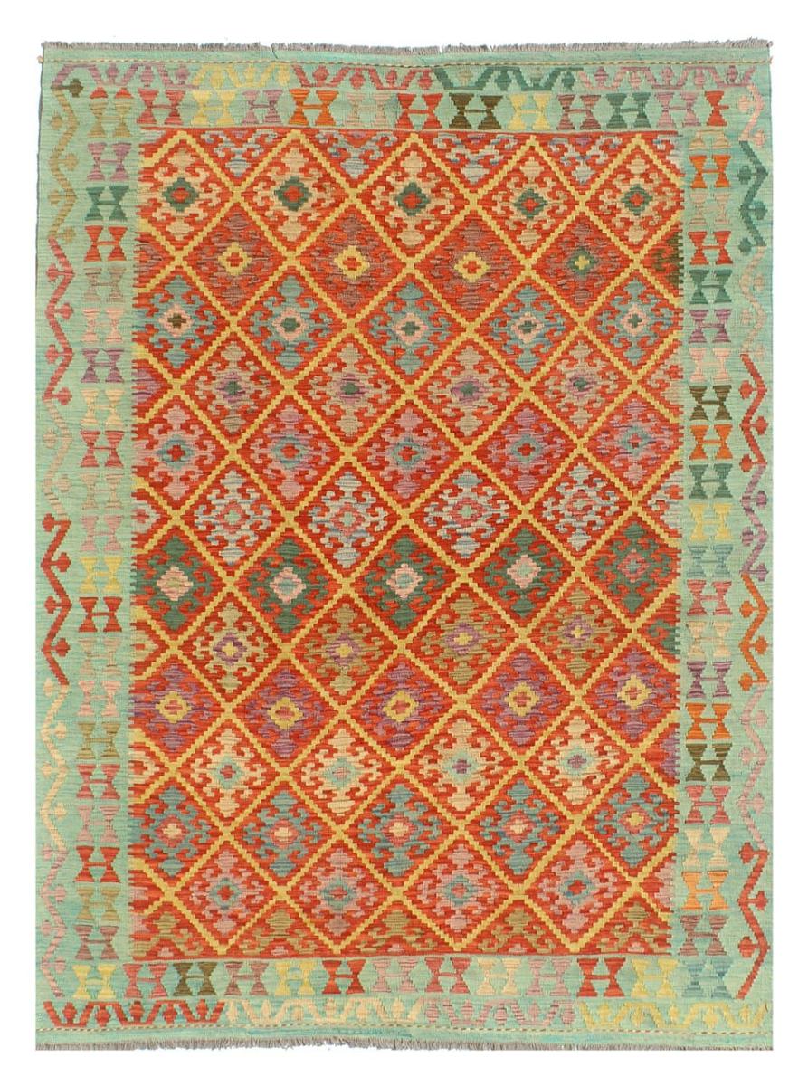 Afghan rug Kilim Afghan 8'4"x5'10" 8'4"x5'10", Persian Rug Woven by hand