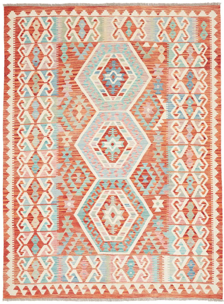 Afghansk tæppe Kelim Afghan 239x179 239x179, Persisk tæppe Håndvævet