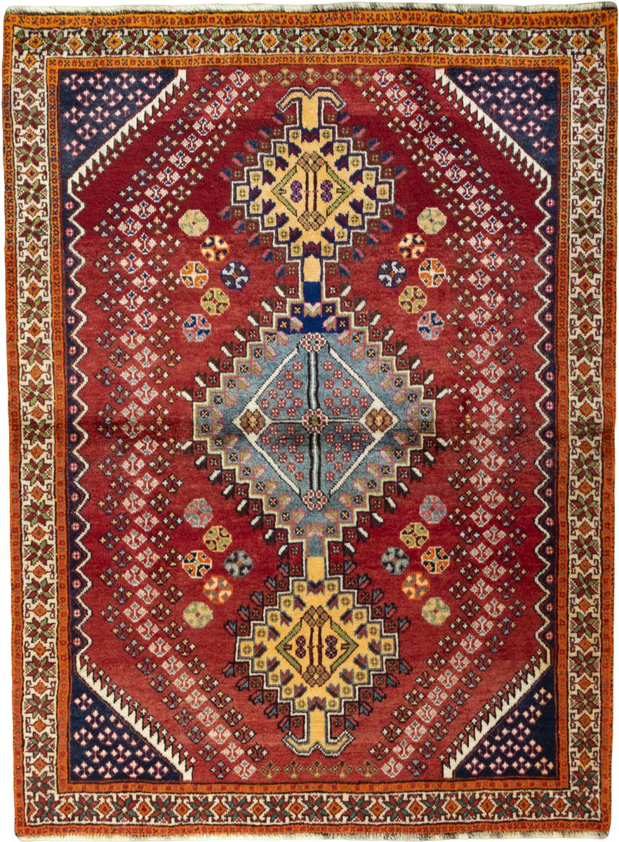 Alfombra persa Shiraz 6'8"x4'11" 6'8"x4'11", Alfombra persa Anudado a mano
