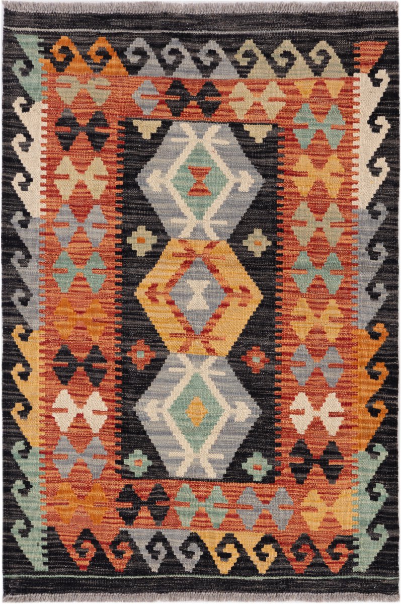 Tapis afghan Kilim Afghan 126x85 126x85, Tapis persan Tissé à la main