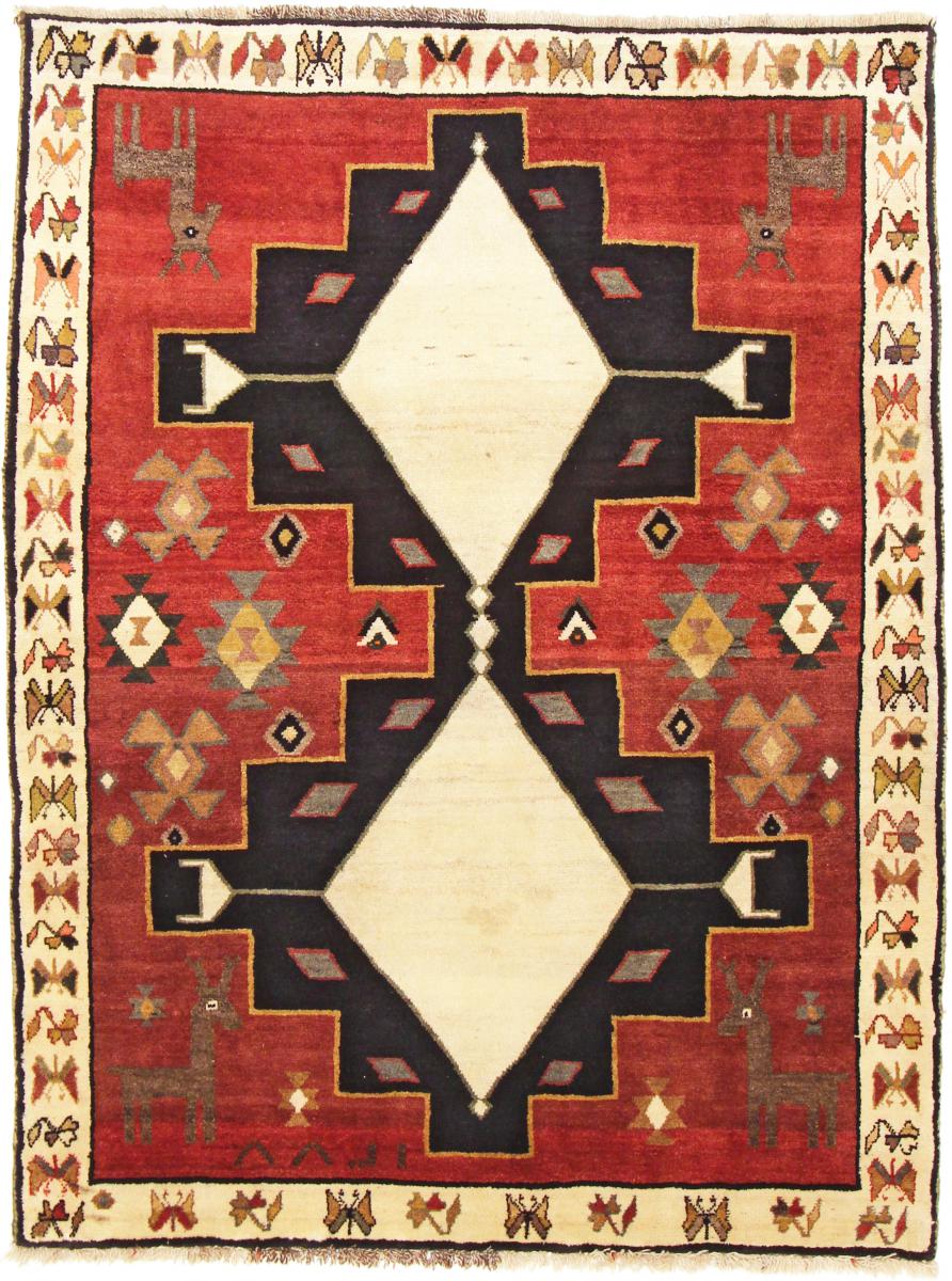 Perzsa szőnyeg Ghashghai 182x139 182x139, Perzsa szőnyeg Kézzel csomózva