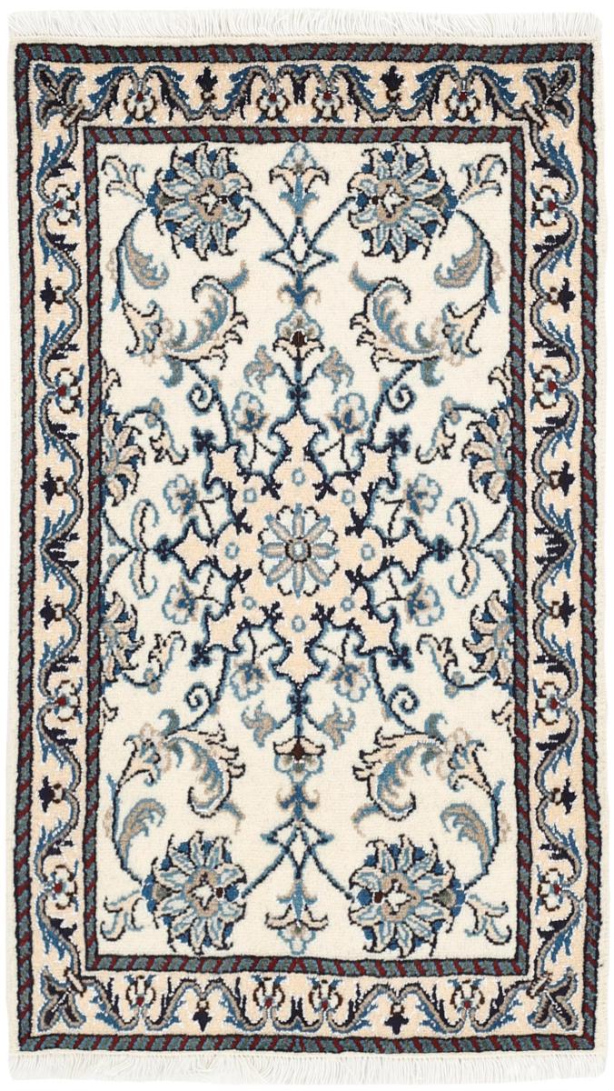 Persian Rug Nain 3'1"x1'10" 3'1"x1'10", Persian Rug Knotted by hand