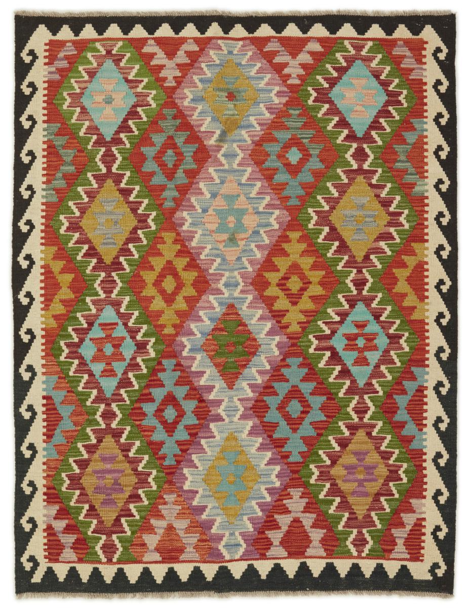 Tapete afegão Kilim Afegão 165x129 165x129, Tapete persa Tecido à mão