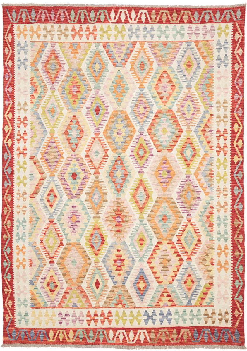 Afghanischer Teppich Kelim Afghan 289x203 289x203, Perserteppich Handgewebt