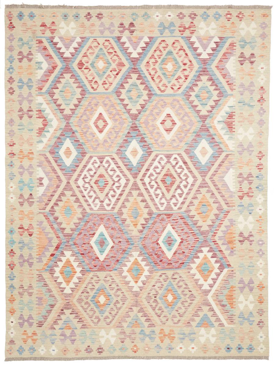 Afghansk tæppe Kelim Afghan 246x182 246x182, Persisk tæppe Håndvævet
