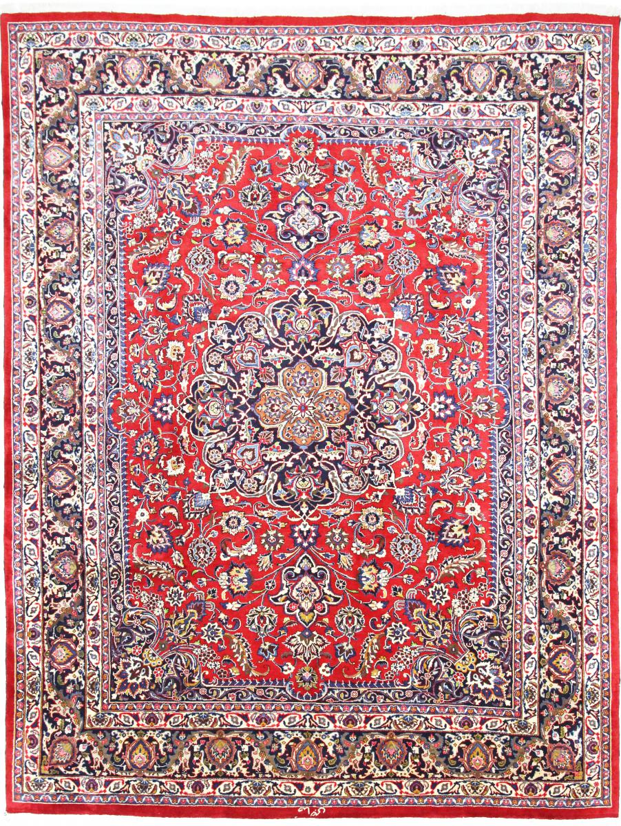 Persisk tæppe Mashhad 385x294 385x294, Persisk tæppe Knyttet i hånden