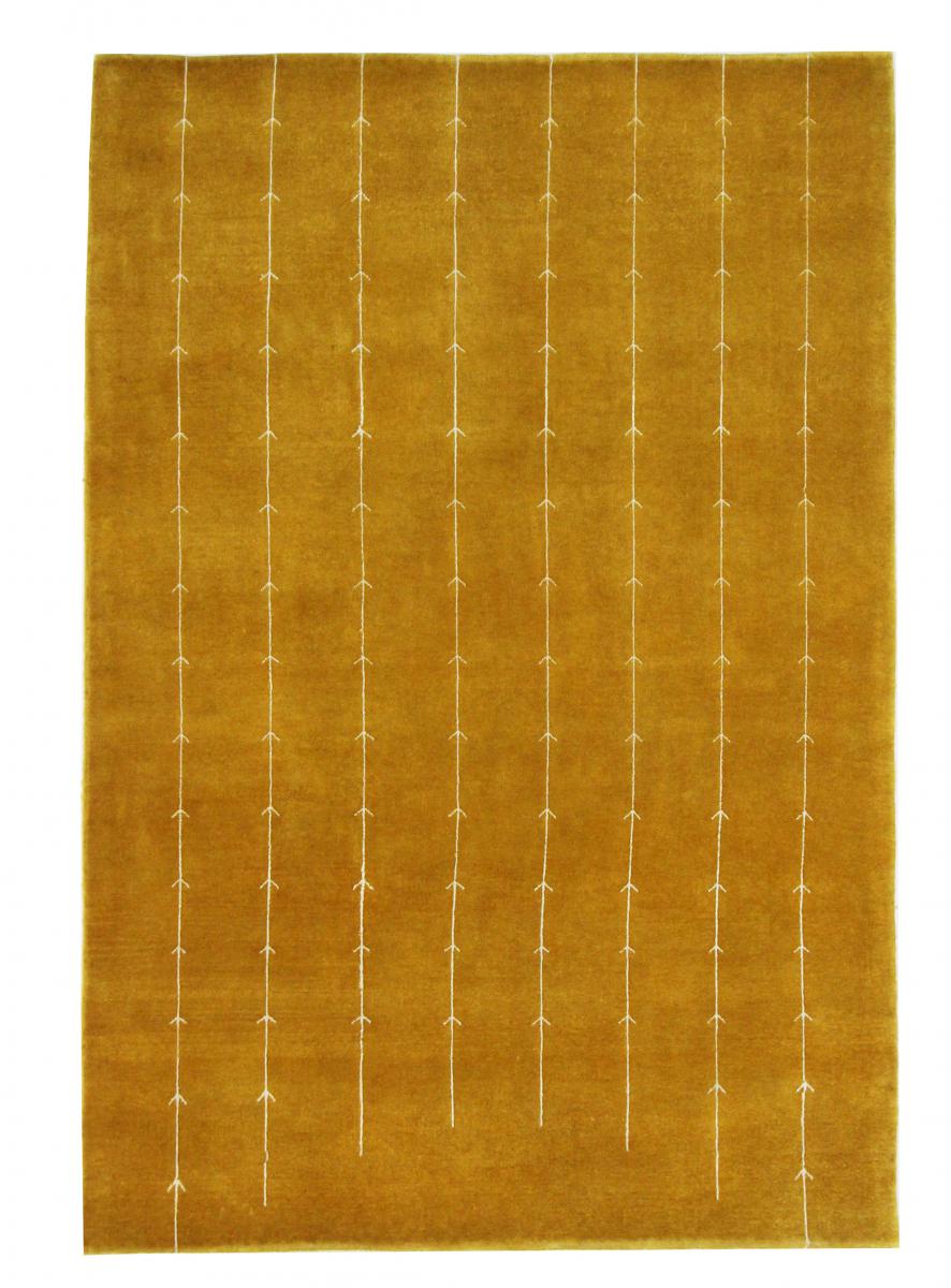Indischer Teppich Gabbeh Loribaft 5'9"x4'0" 5'9"x4'0", Perserteppich Handgeknüpft