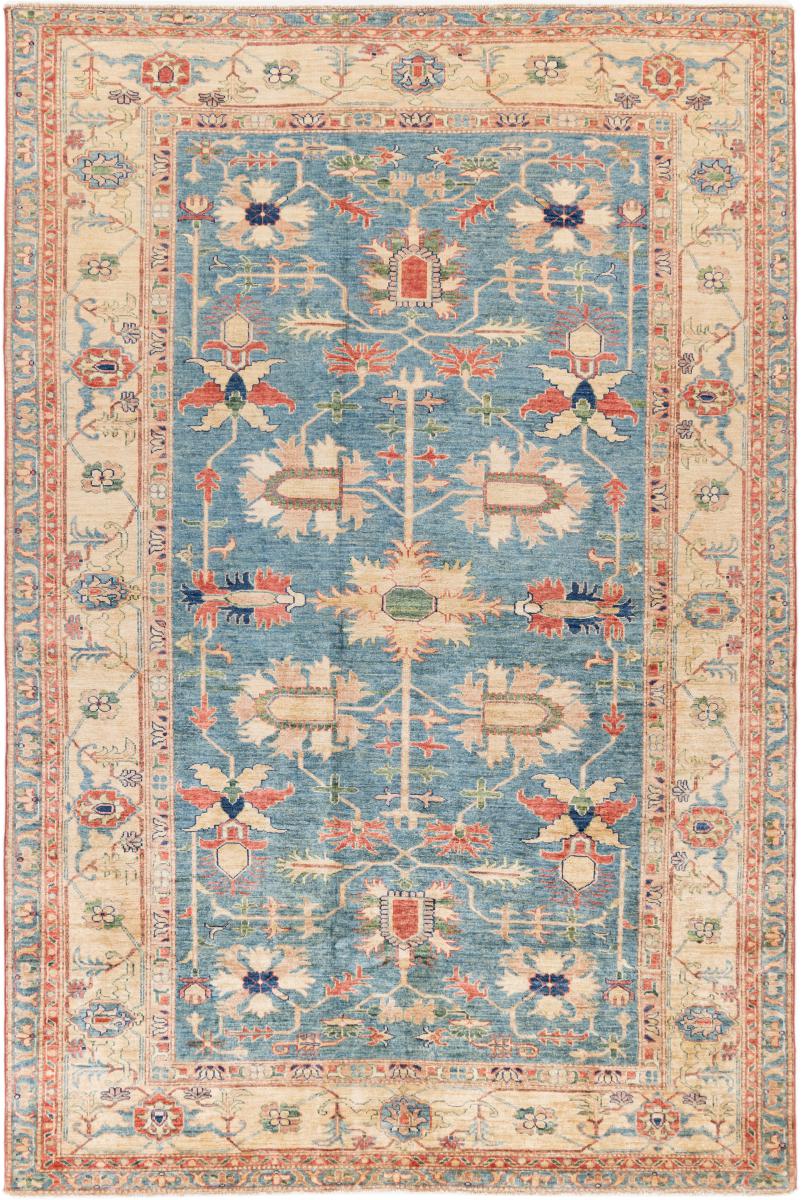 Afghan rug Super Kazak 308x205 308x205, Persian Rug Knotted by hand
