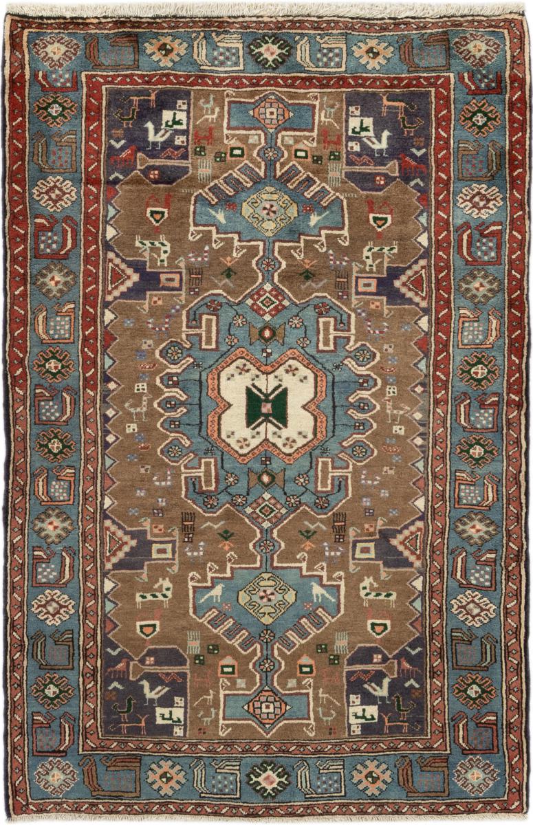 Persian Rug Khamseh 199x131 199x131, Persian Rug Knotted by hand