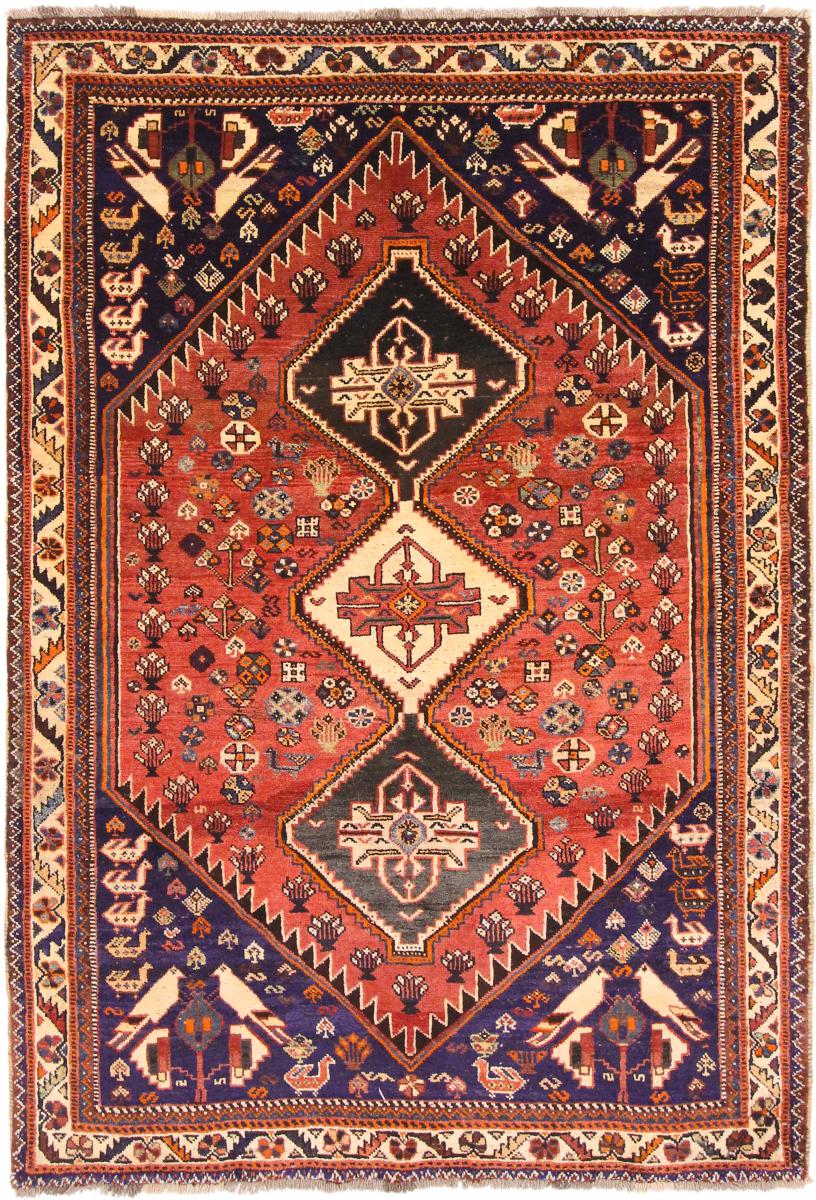 Persisk tæppe Ghashghai 248x170 248x170, Persisk tæppe Knyttet i hånden