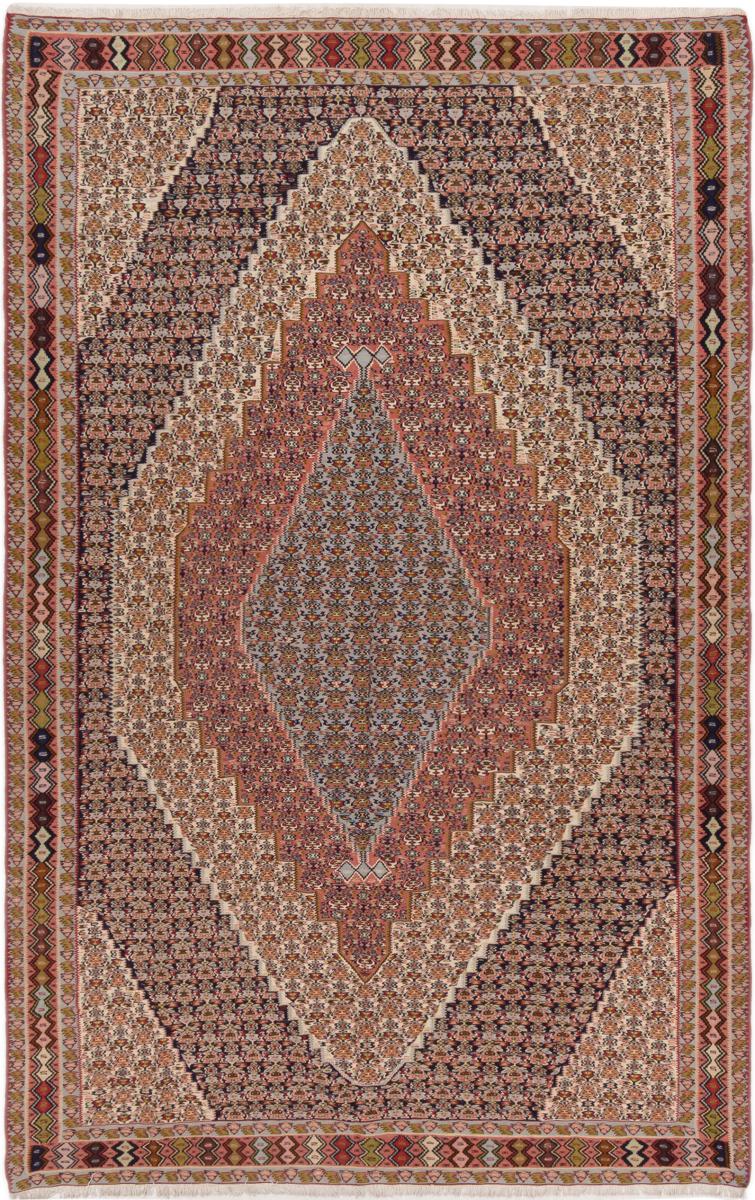 Tapete persa Kilim Senneh 321x201 321x201, Tapete persa Atado à mão