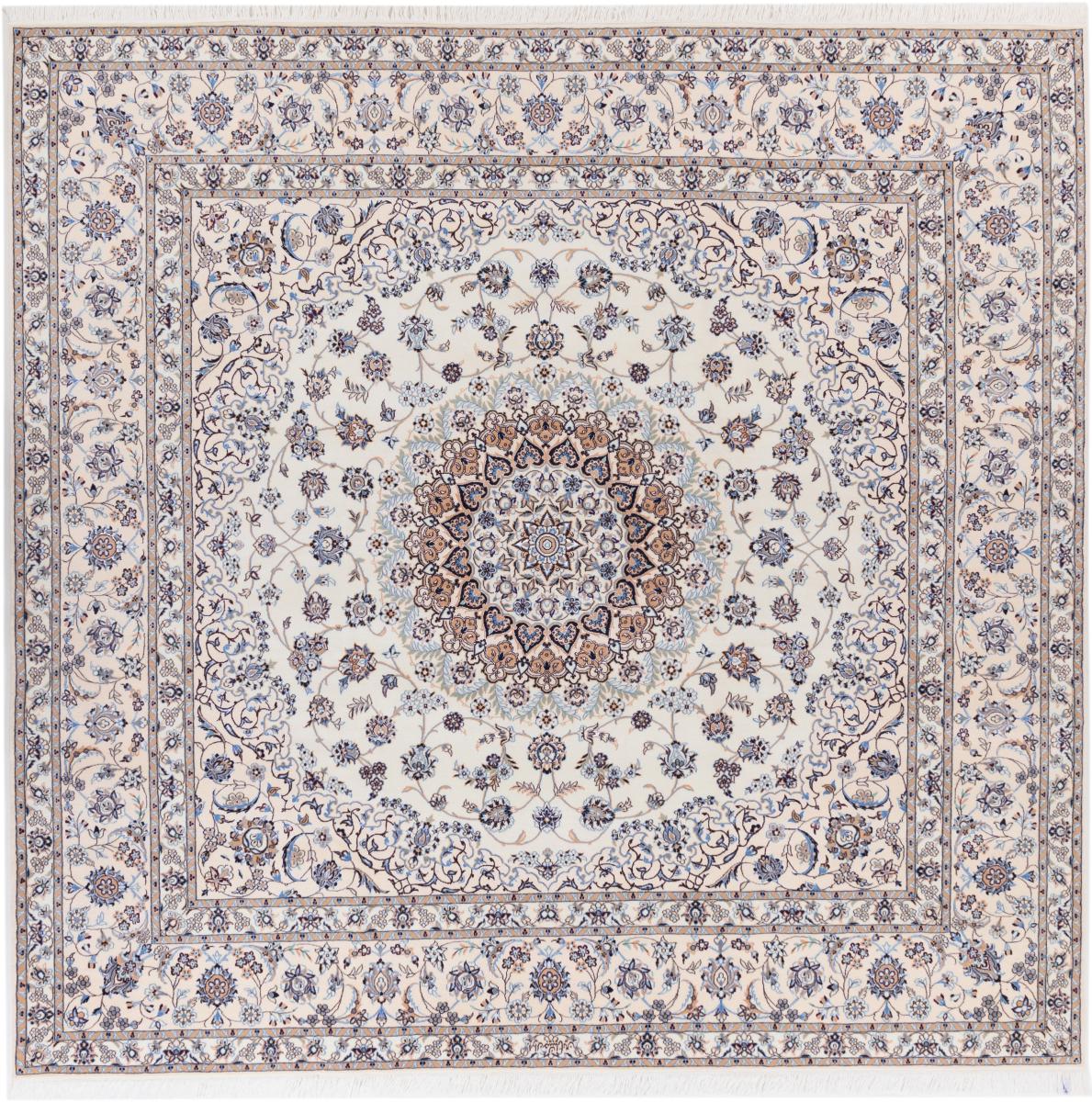 Persian Rug Nain 6La 256x260 256x260, Persian Rug Knotted by hand
