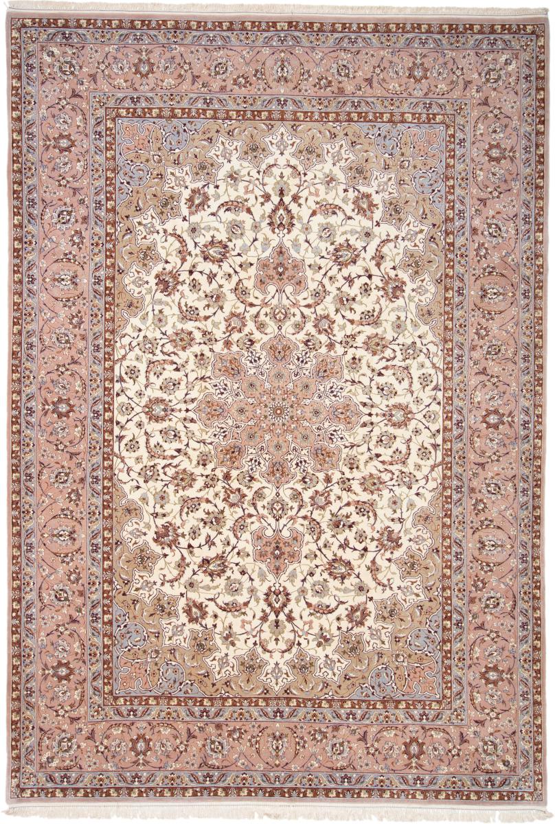 Tapete persa Isfahan Fio de Seda 290x201 290x201, Tapete persa Atado à mão