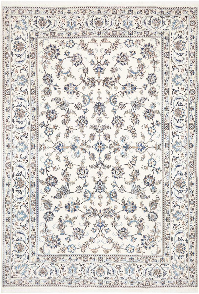 Persian Rug Nain 9'9"x6'6" 9'9"x6'6", Persian Rug Knotted by hand