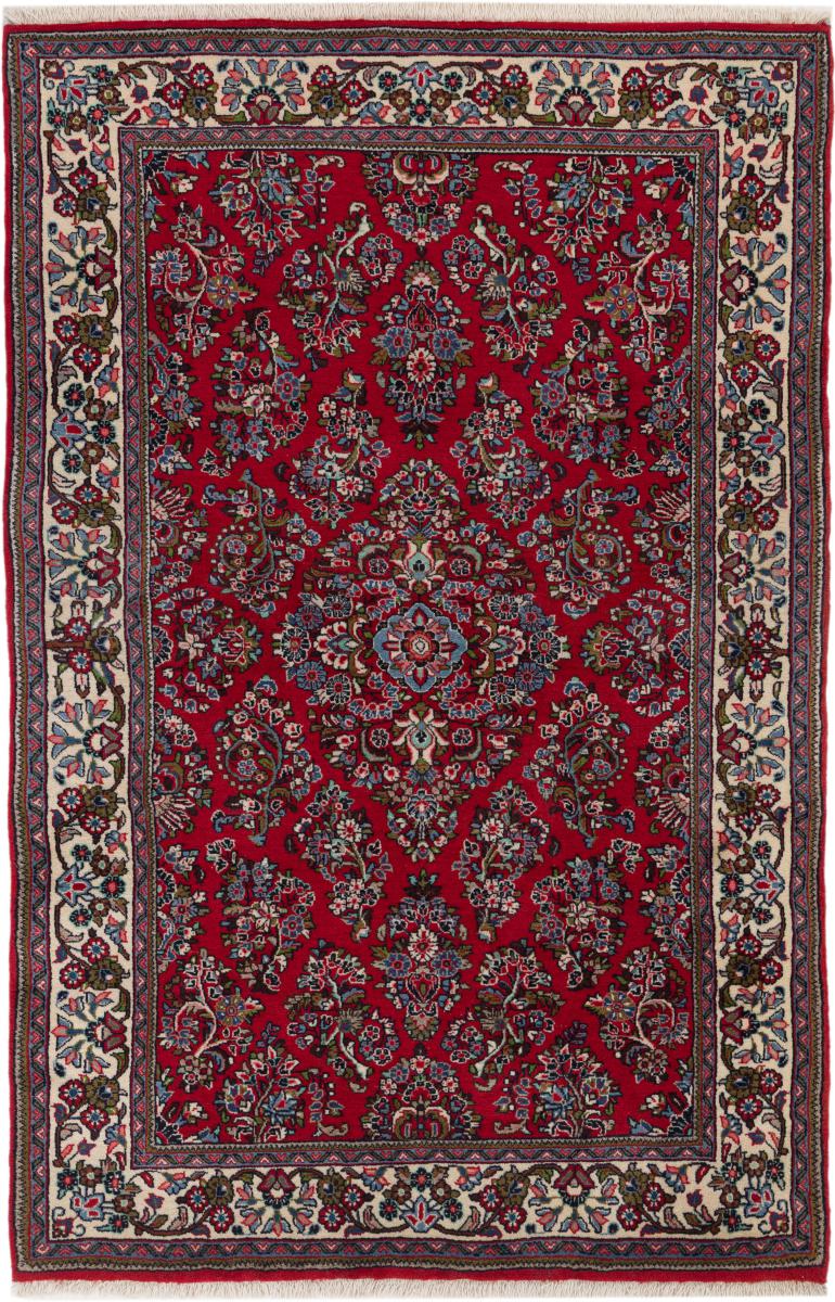 Persian Rug Sarouk 203x132 203x132, Persian Rug Knotted by hand