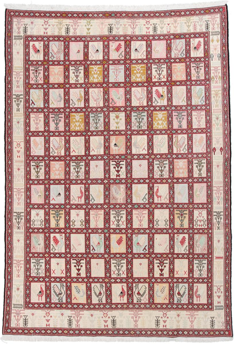 Persisk tæppe Kelim Ardebil 286x201 286x201, Persisk tæppe Knyttet i hånden