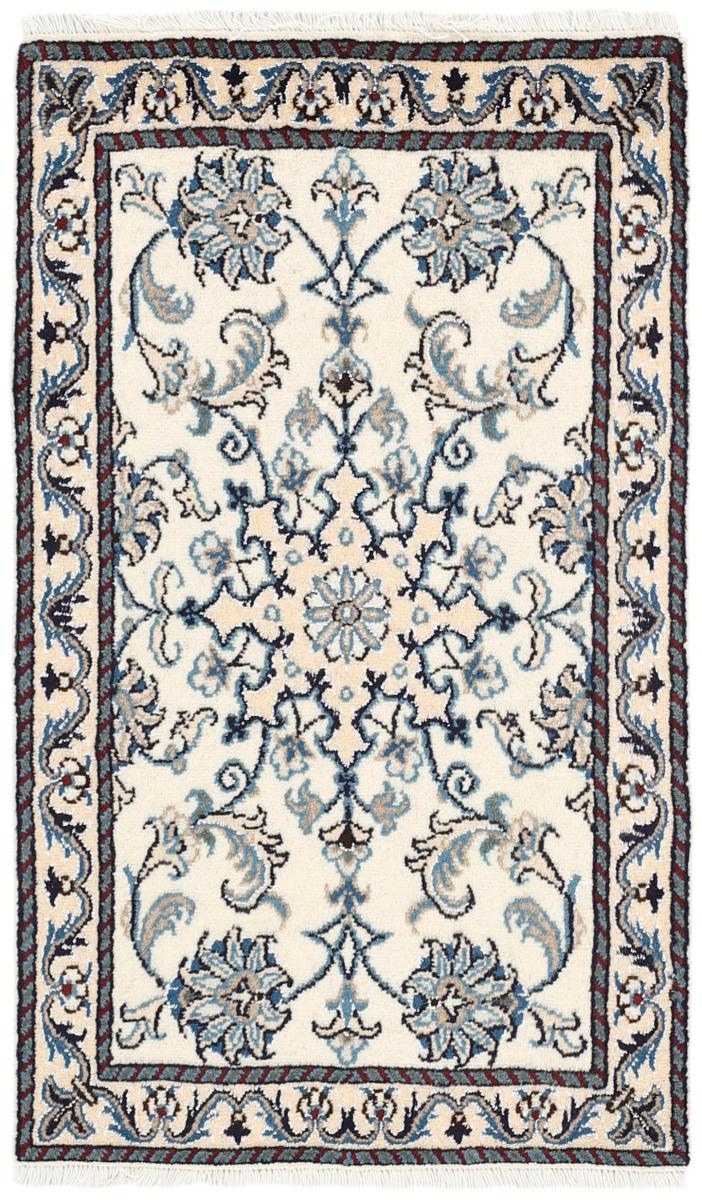 Persian Rug Nain 3'1"x1'11" 3'1"x1'11", Persian Rug Knotted by hand