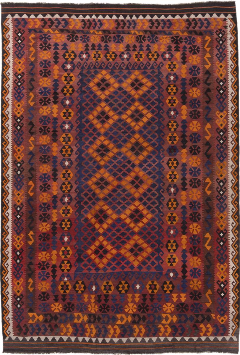 Afghan rug Kilim Afghan Antique 10'1"x6'11" 10'1"x6'11", Persian Rug Woven by hand