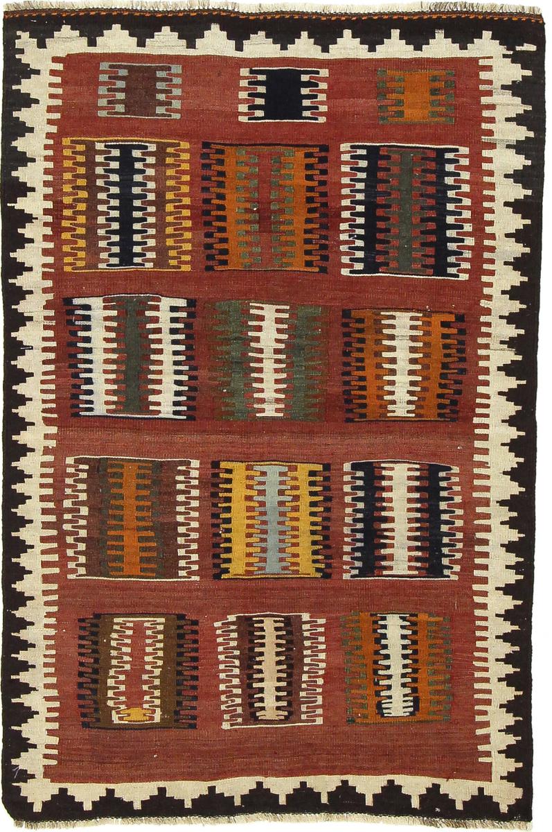Tapete persa Kilim Fars 153x101 153x101, Tapete persa Tecido à mão