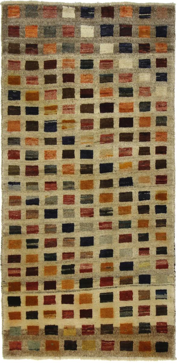 Tapete persa Persa Gabbeh 163x79 163x79, Tapete persa Atado à mão