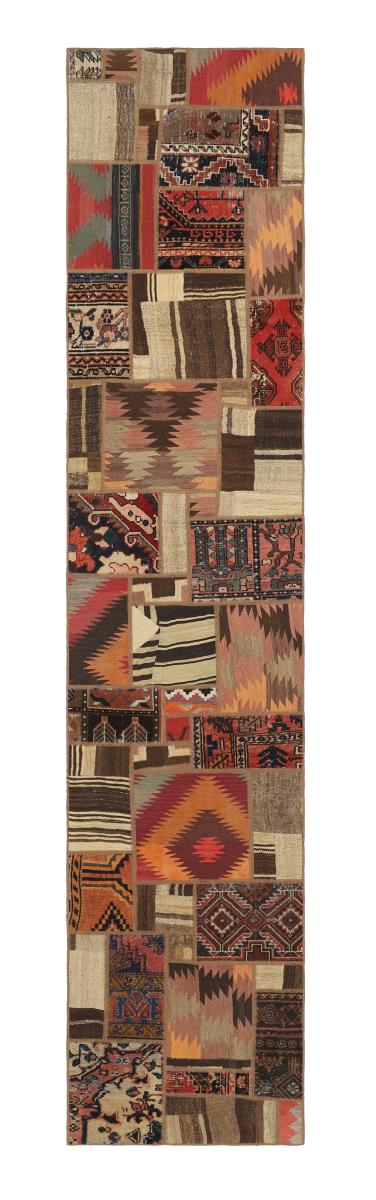 Persian Rug Kilim Patchwork 399x79 399x79, Persian Rug Woven by hand