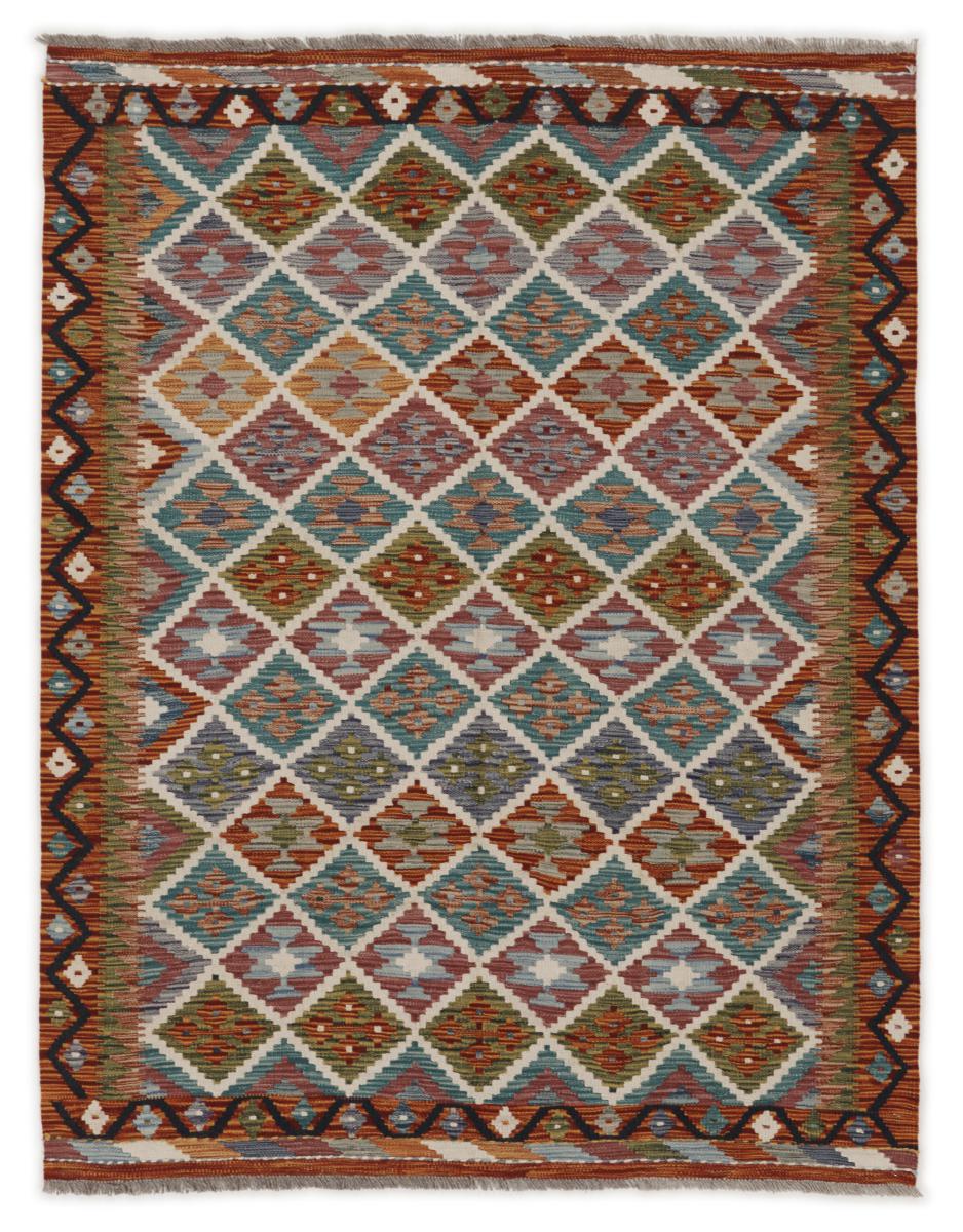Alfombra afgana Kilim Afghan 190x147 190x147, Alfombra persa Tejido a mano