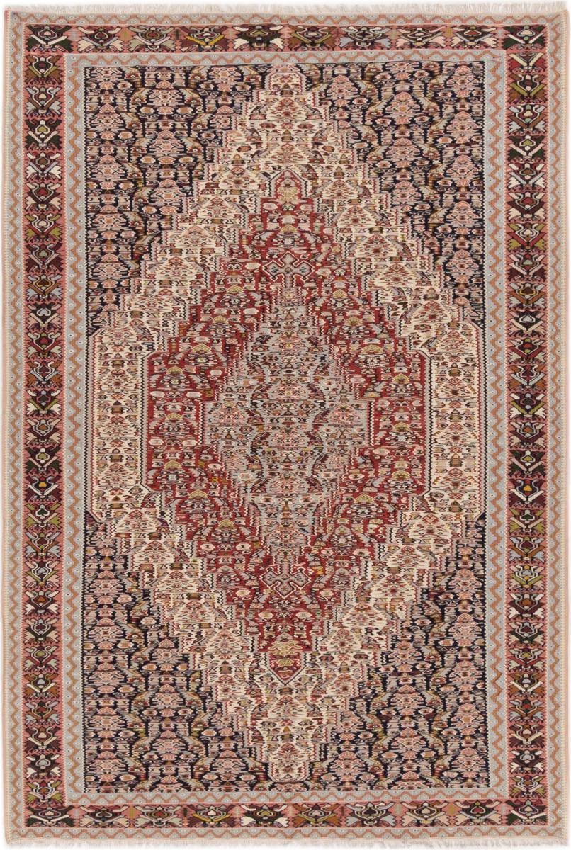 Tapete persa Kilim Senneh 289x197 289x197, Tapete persa Atado à mão