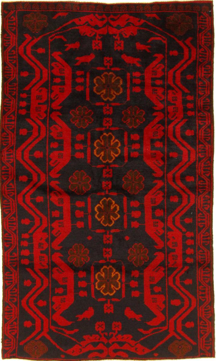Afghan rug Baluch 192x105 192x105, Persian Rug Knotted by hand