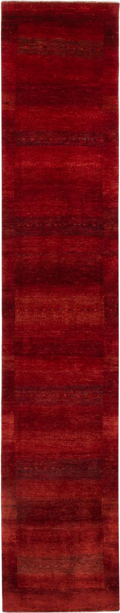 Tappeto persiano Persia Gabbeh Loribaft Atash 465x91 465x91, Tappeto persiano Annodato a mano