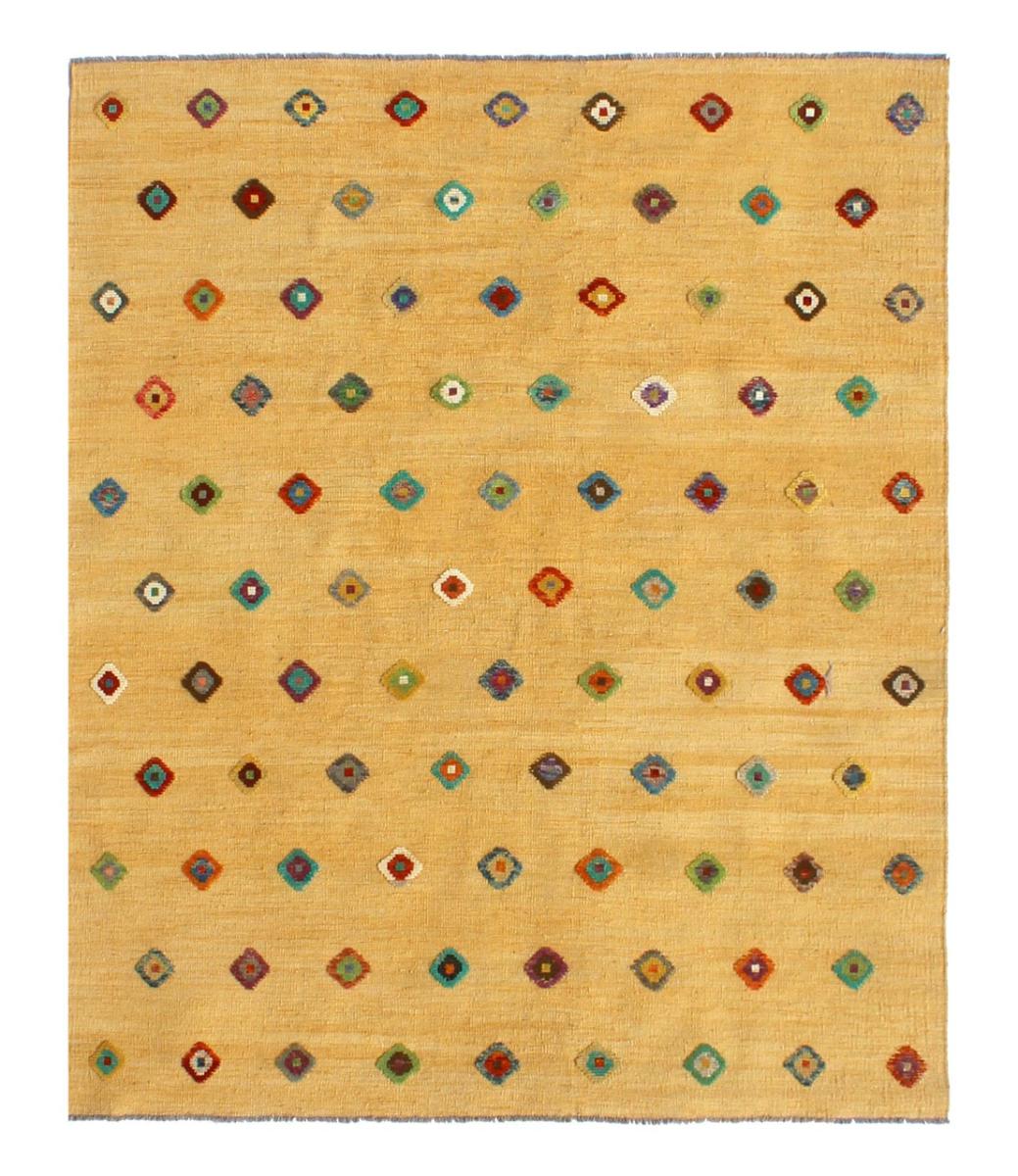 Alfombra afgana Kilim Afghan Nimbaft Edition 234x185 234x185, Alfombra persa Tejido a mano