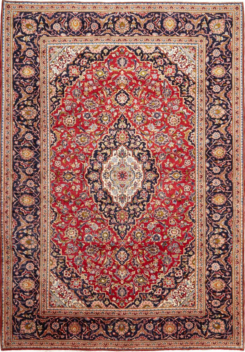 Perzsa szőnyeg Kashan 9'7"x6'9" 9'7"x6'9", Perzsa szőnyeg Kézzel csomózva