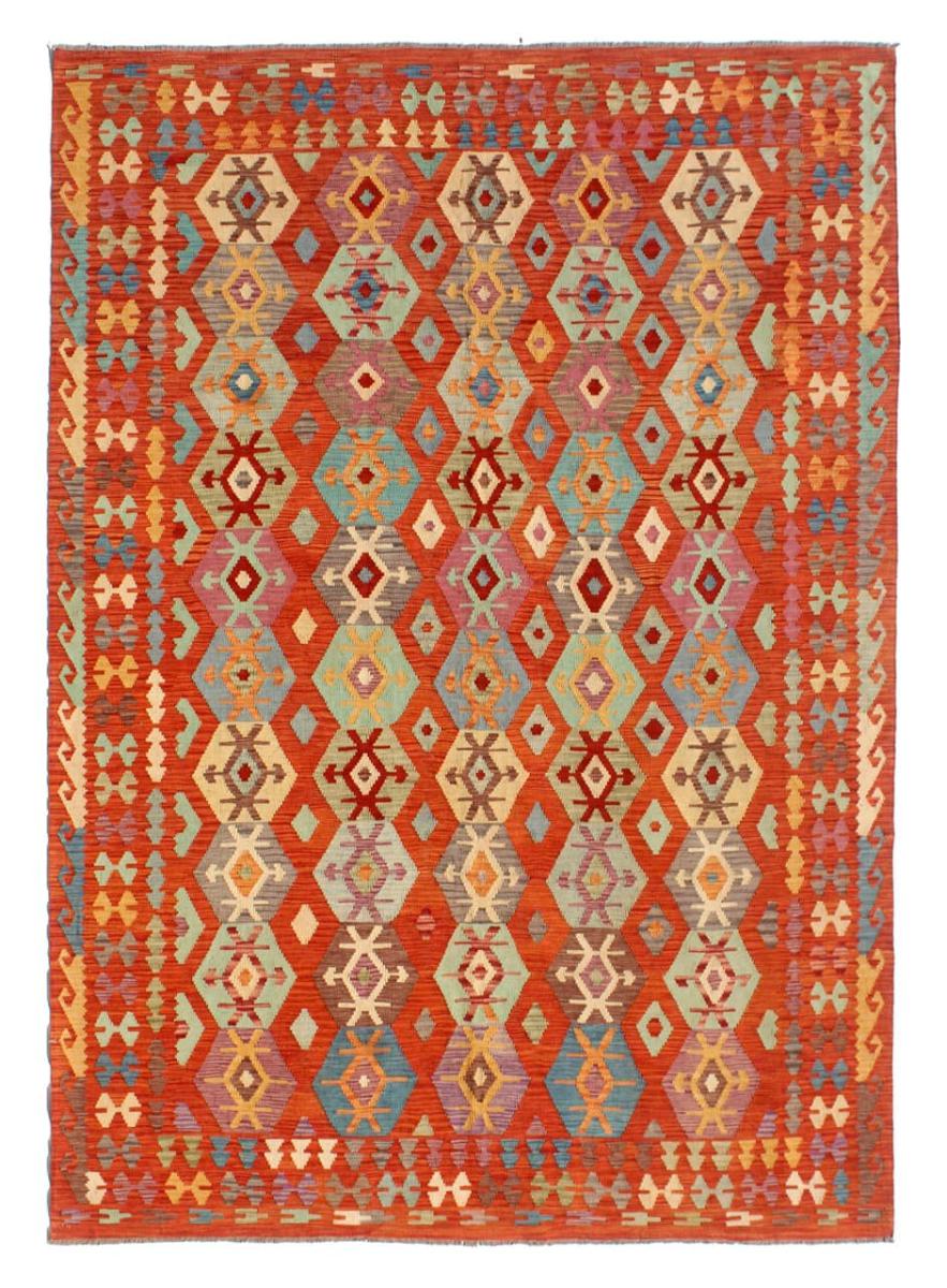 Dywan afgański Kilim Afghan 345x251 345x251, Dywan perski Ręcznie tkane