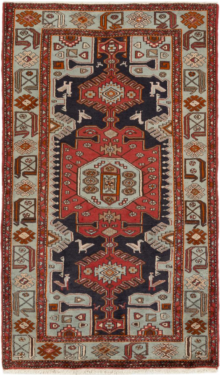 Persisk tæppe Khamseh 211x124 211x124, Persisk tæppe Knyttet i hånden