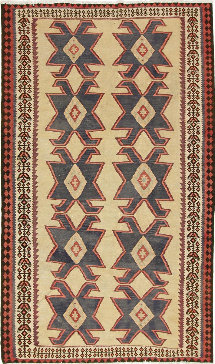 Perzsa szőnyeg Kilim Fars Azerbaijan Antik 9'11"x5'11" 9'11"x5'11", Perzsa szőnyeg szőttesek