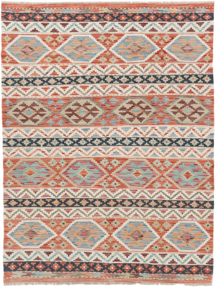 Tapete afegão Kilim Afegão 194x148 194x148, Tapete persa Tecido à mão