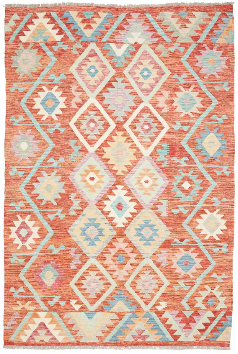 Tapis afghan Kilim Afghan 255x167 255x167, Tapis persan Tissé à la main