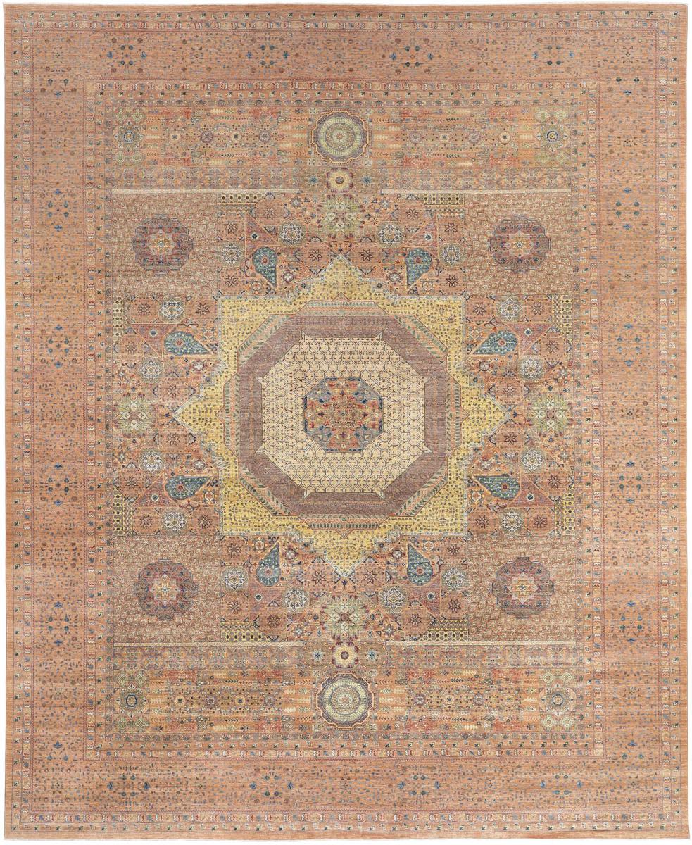 Pakistani rug Mamluk 15'3"x12'2" 15'3"x12'2", Persian rug Hand-knotted