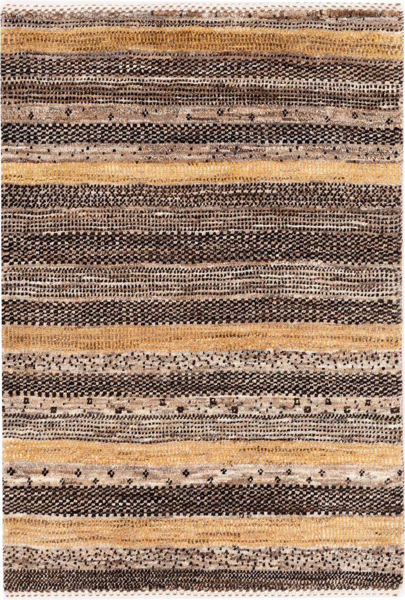 Tapete persa Persa Gabbeh Loribaft Tabiibaft 87x60 87x60, Tapete persa Atado à mão