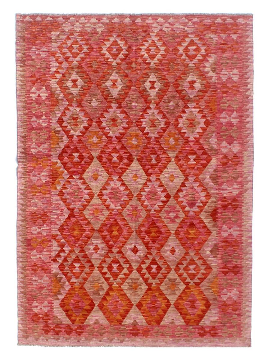 Afghan rug Kilim Afghan 8'2"x5'9" 8'2"x5'9", Persian Rug Woven by hand