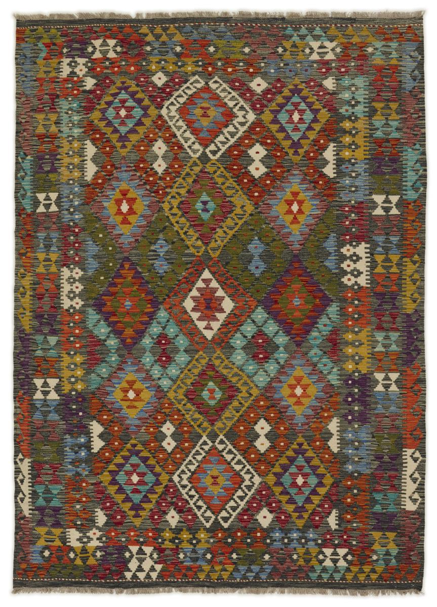 Afghaans tapijt Kilim Afghan 257x186 257x186, Perzisch tapijt Handgeweven