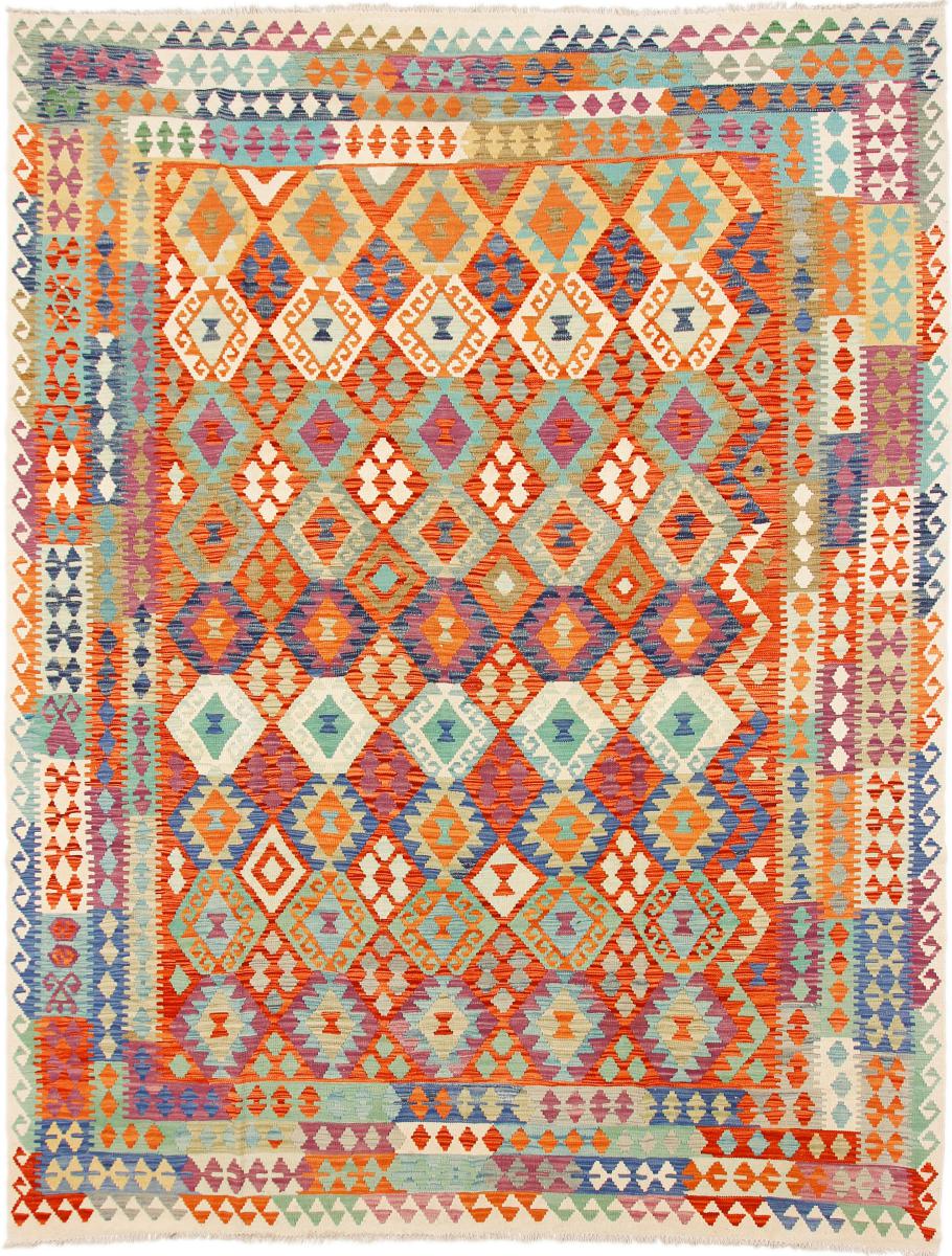 Tapete afegão Kilim Afegão 344x267 344x267, Tapete persa Tecido à mão