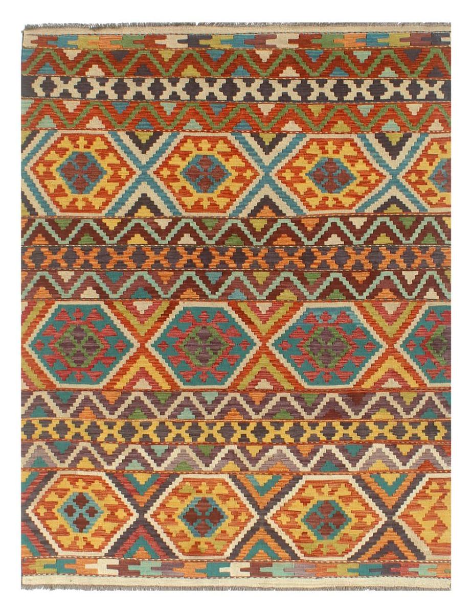 Afghan rug Kilim Afghan 7'9"x5'7" 7'9"x5'7", Persian Rug Woven by hand