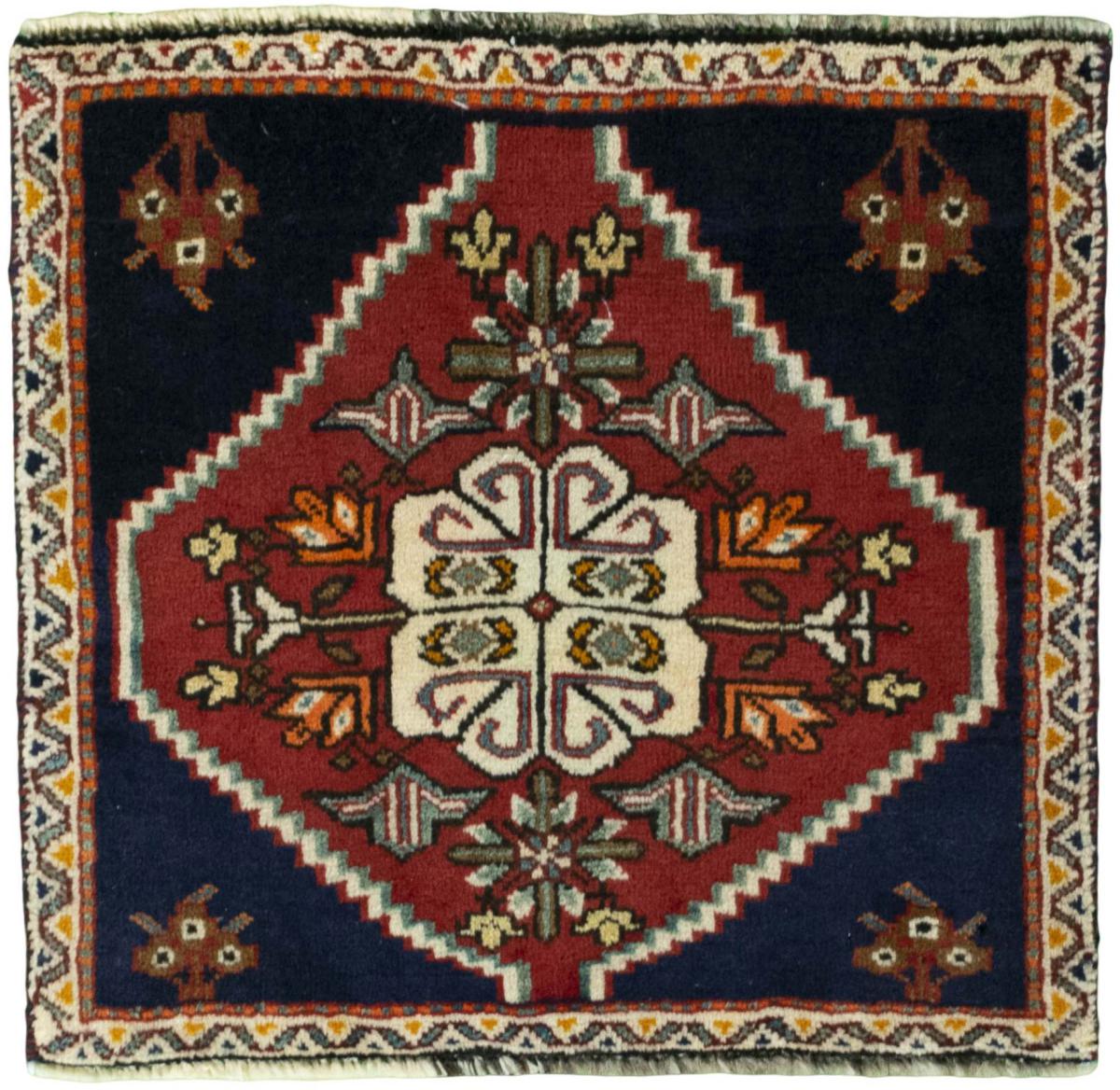 Tapis persan Shiraz 51x57 51x57, Tapis persan Noué à la main