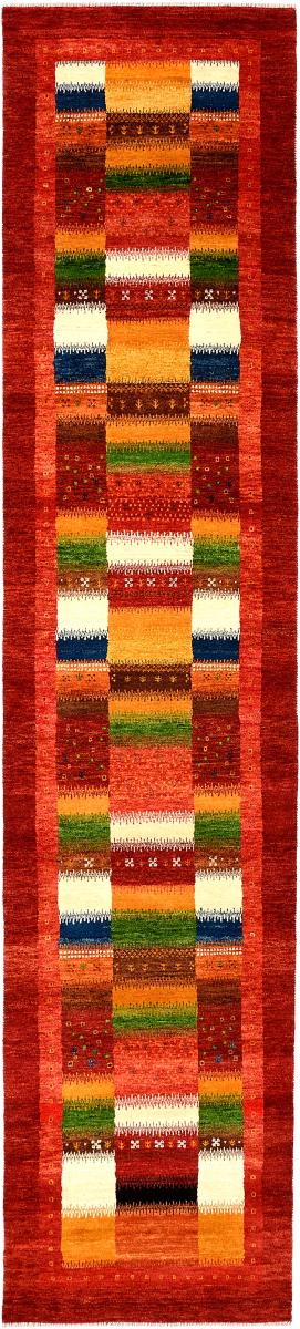 Alfombra india Gabbeh Loribaft Design 388x81 388x81, Alfombra persa Hecho a mano