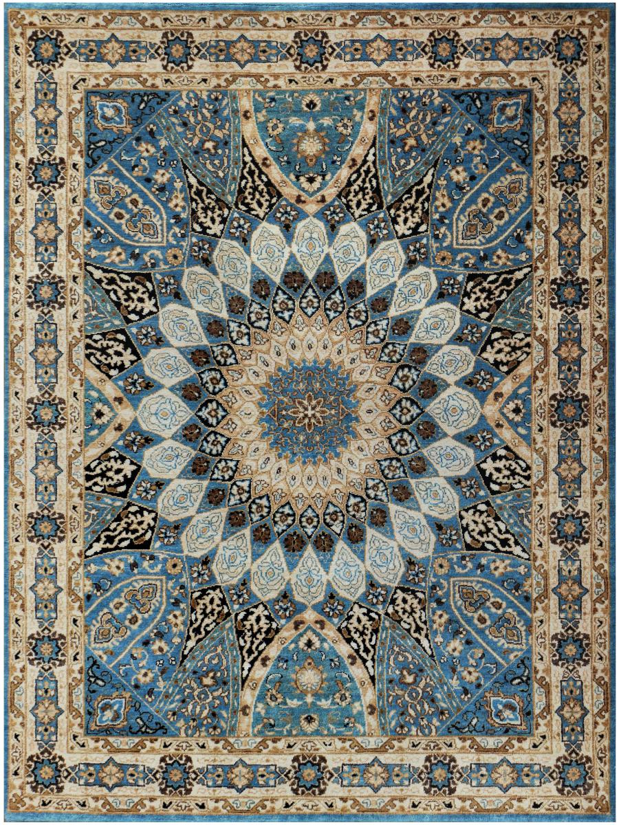 Alfombra india Sadraa 216x174 216x174, Alfombra persa Hecho a mano