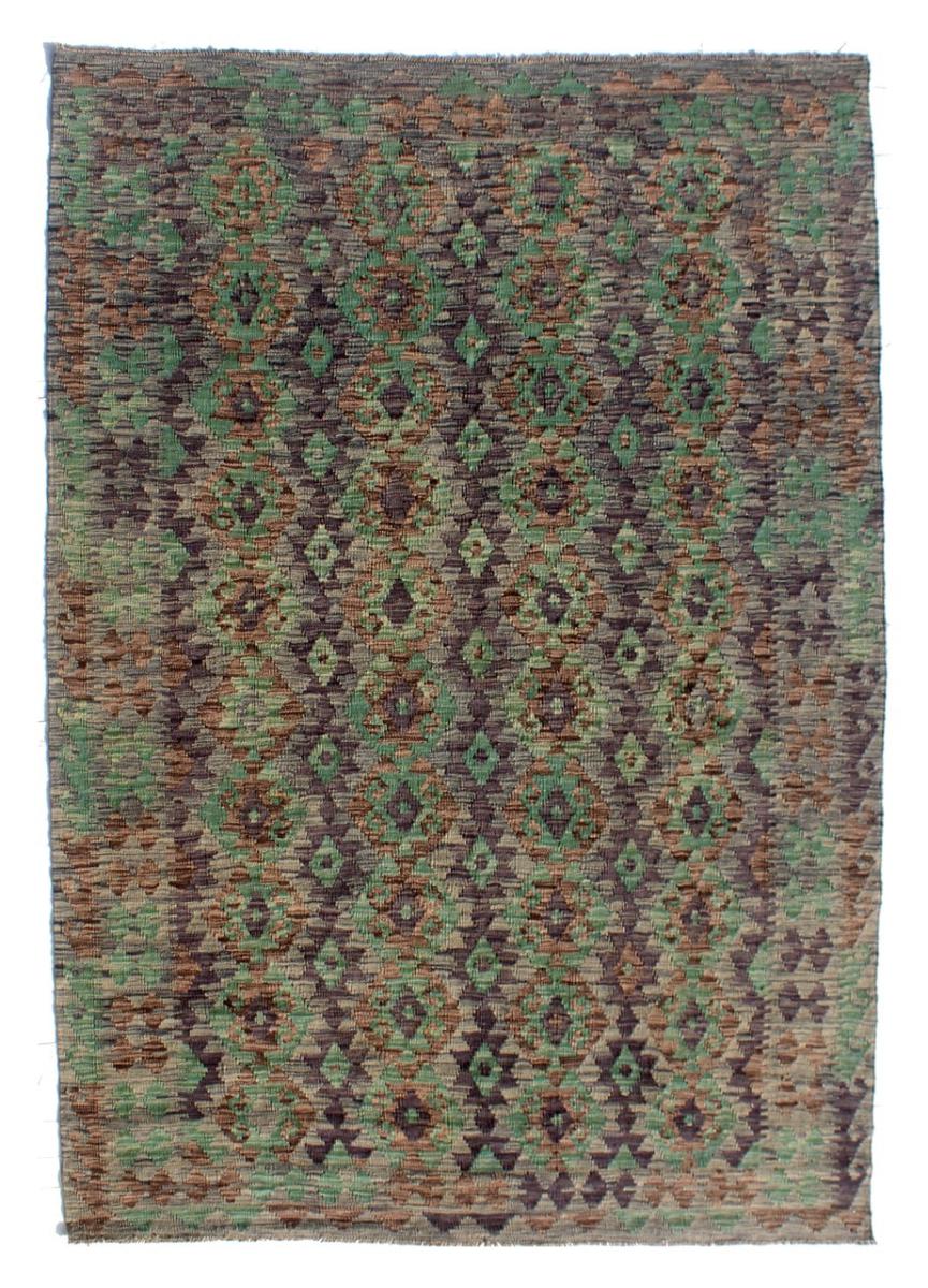 Afghan rug Kilim Afghan 7'11"x5'10" 7'11"x5'10", Persian Rug Woven by hand